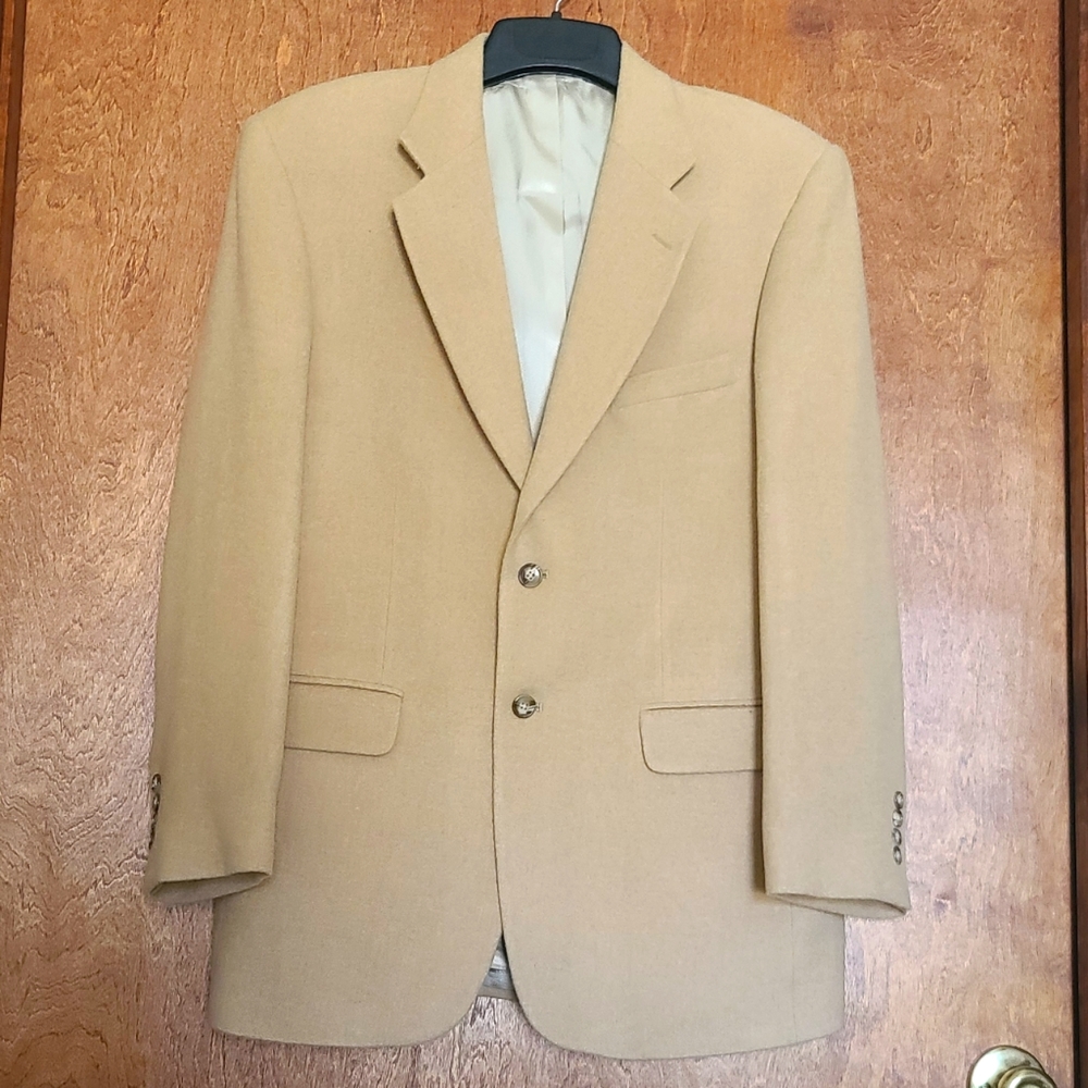 Camel hair Stafford blazer
